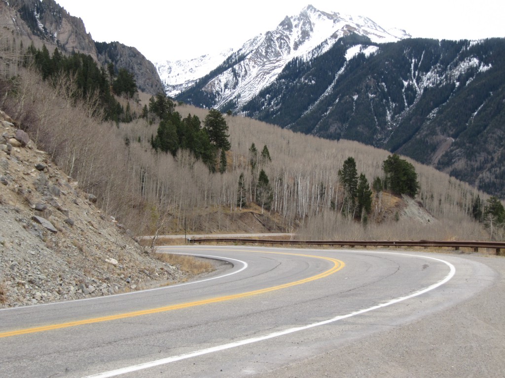 Descent towards Trout Lake and Rico